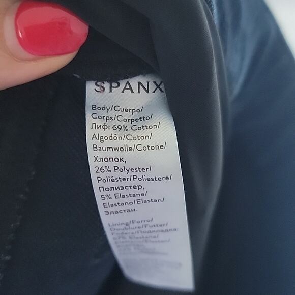 SPANX Jean-ish Ankle Leggings in Twilight Wash, L - Picture 7 of 7